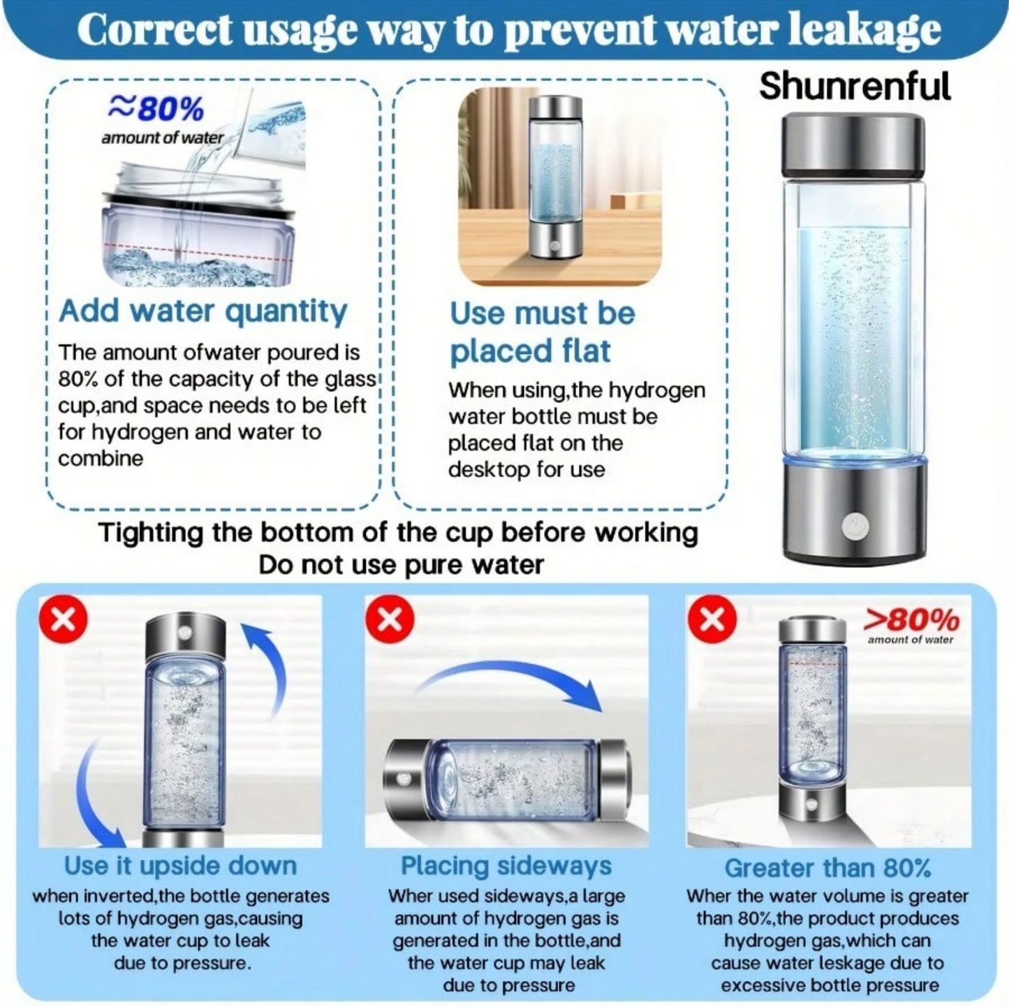 Hydrogen Water Bottle